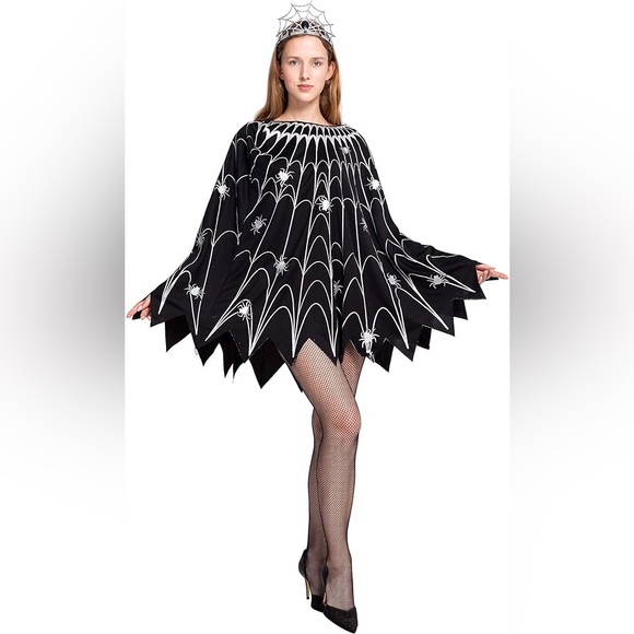 SOLD Spooktacular Creations Spider Web Dress - Picture 1 of 1